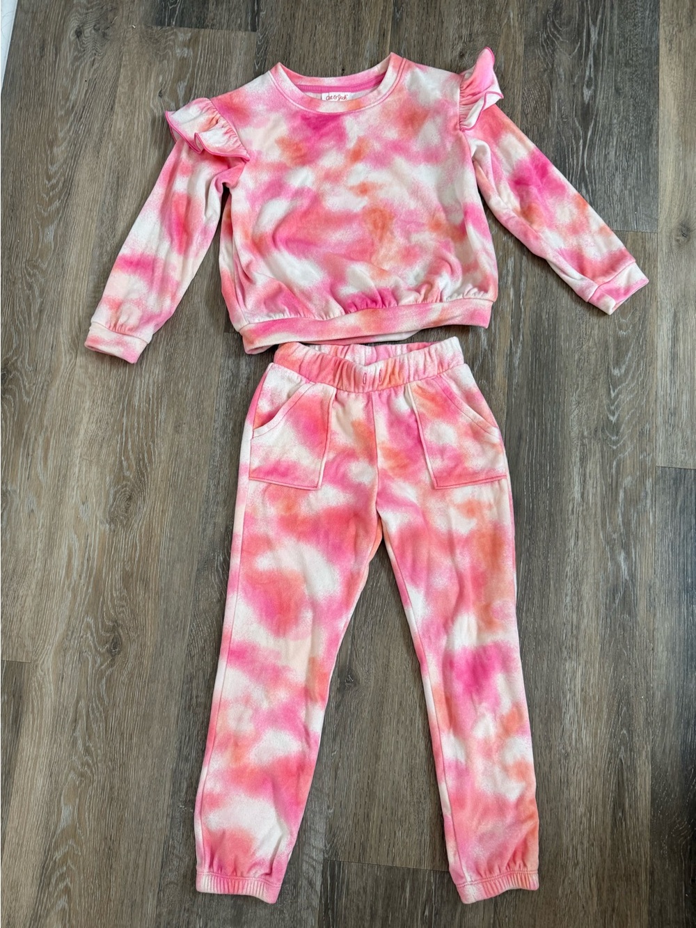 Cat and Jack Velour Girls Outfit 5T